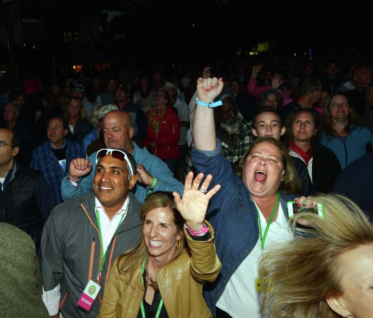Earth, Wind & Fire performs durng the Greenwich Town Party at Roger Sherman Baldwin Park, Greenwich, Conn., Saturday, May 23, 2015.
