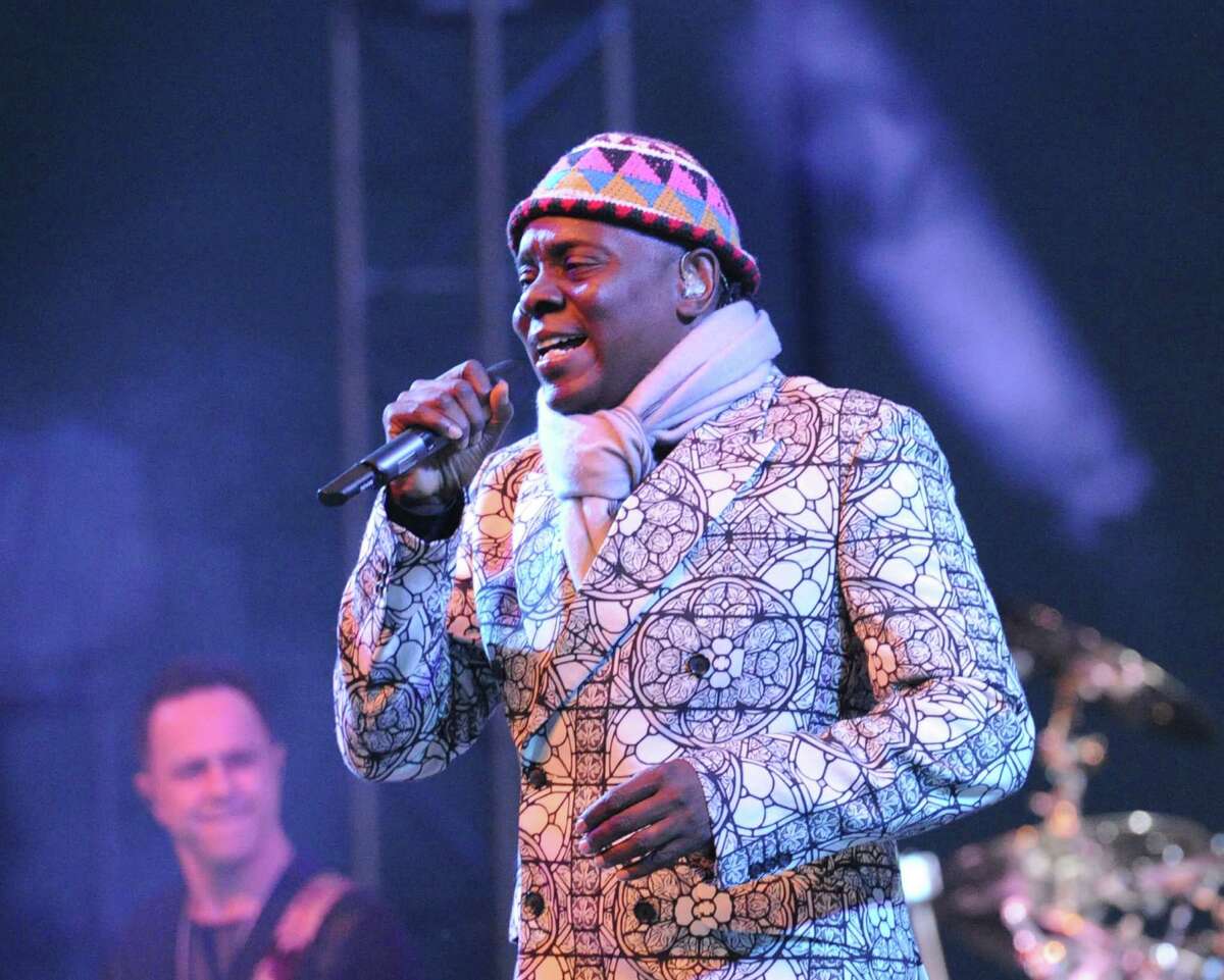Phil Bailey of Earth, Wind & Fire performs durng the Greenwich Town Party at Roger Sherman Baldwin Park, Greenwich, Conn., Saturday, May 23, 2015.