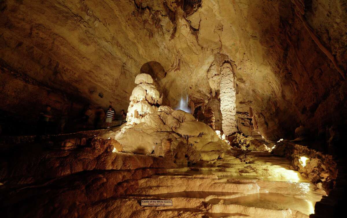 Located about 20 miles northeast of downtown San Antonio, the cave was found in 1960 by a group of college students from St. Mary’s University. It now offers several tours, including one that covers the first half-mile discovered by the students as well as several others that explore the cave’s hidden passages. The caverns are open from 9 a.m. to 6 p.m. and tours depart every 10-40 minutes. https://naturalbridgecaverns.com/