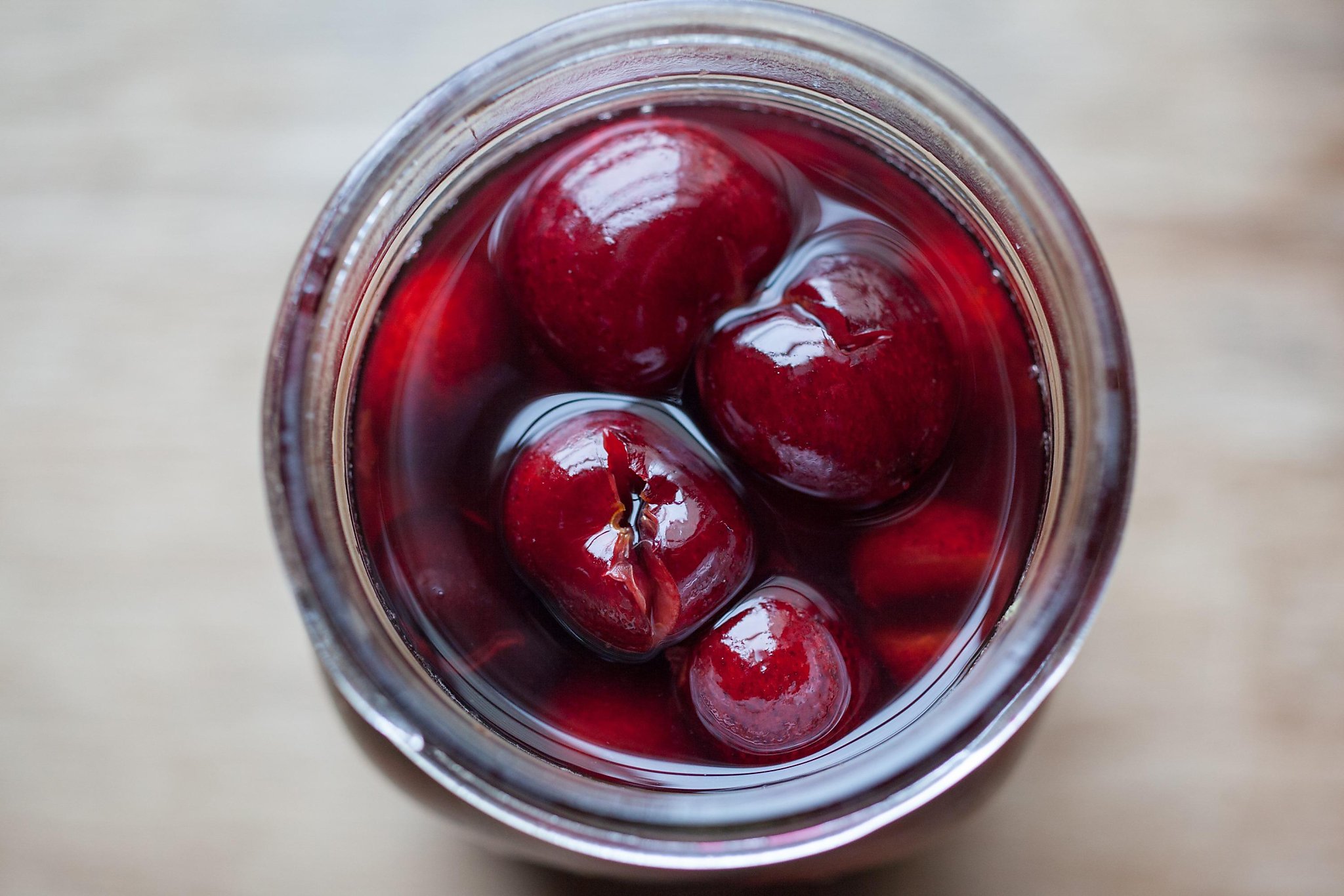 Recipe CardamomScented Brandied Cherries