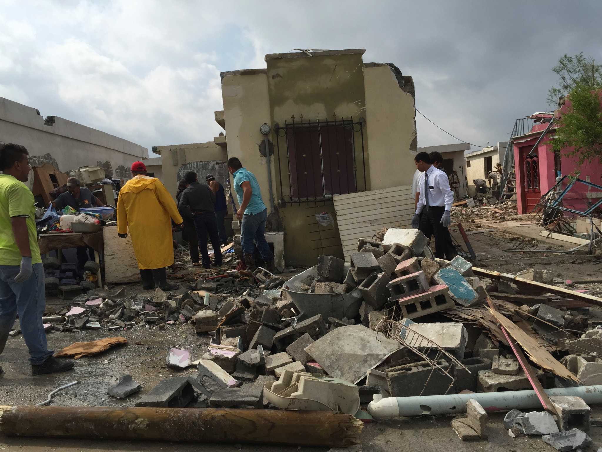 Tornado kills at least 13 in Mexico; storms batter Texas