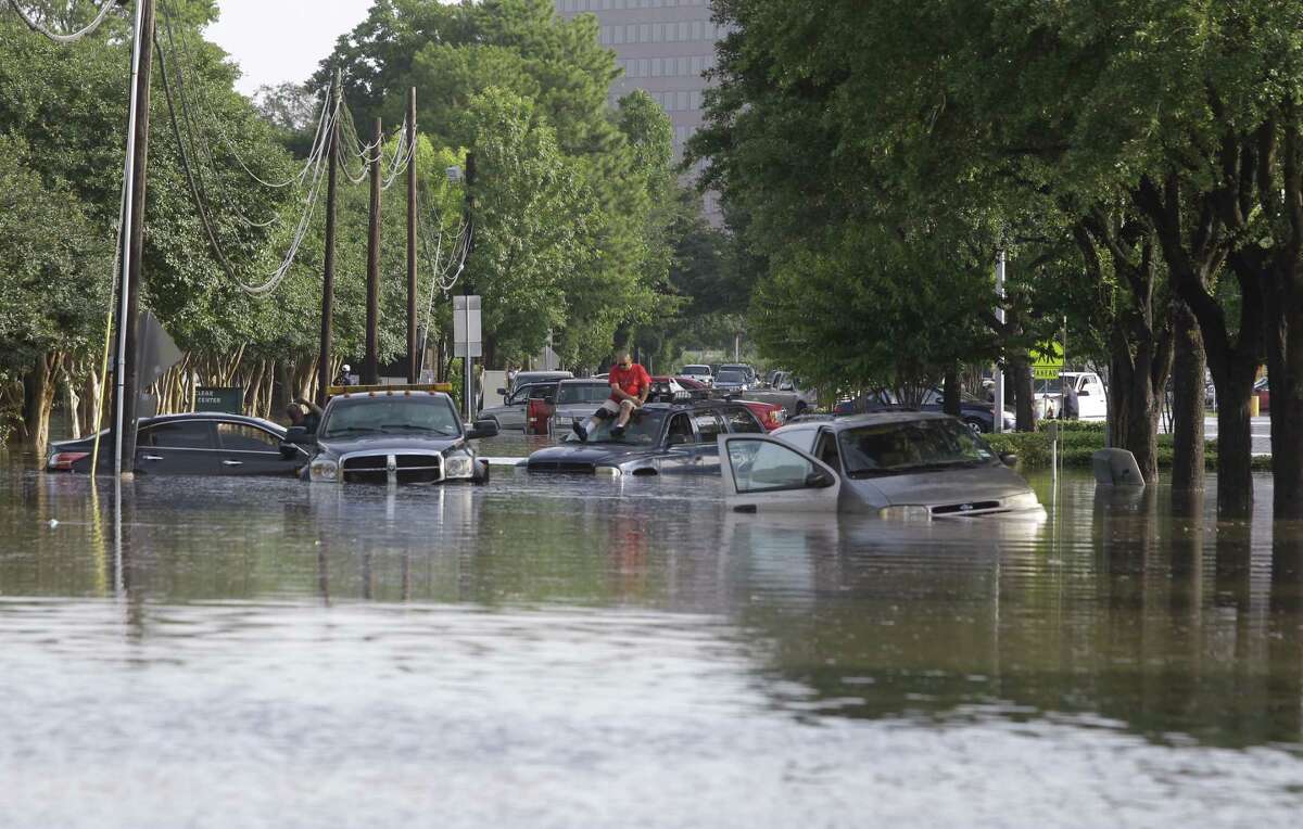 Galleria mall floods due to Houston storms