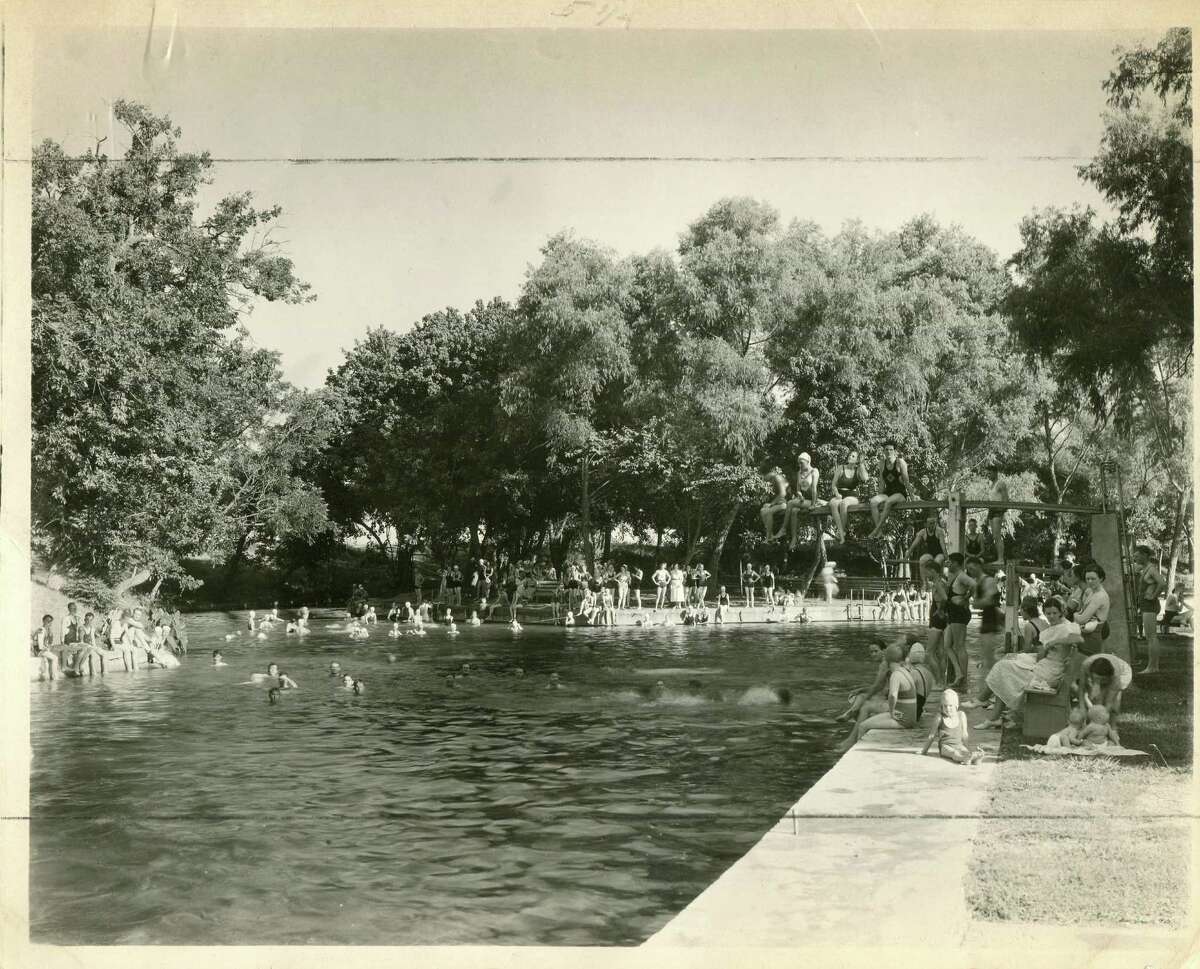 Riverside was renamed Sewell Park for the mathematics professor who helped develop the college swimming hole: Dr. S.M. "Froggy" Sewell.