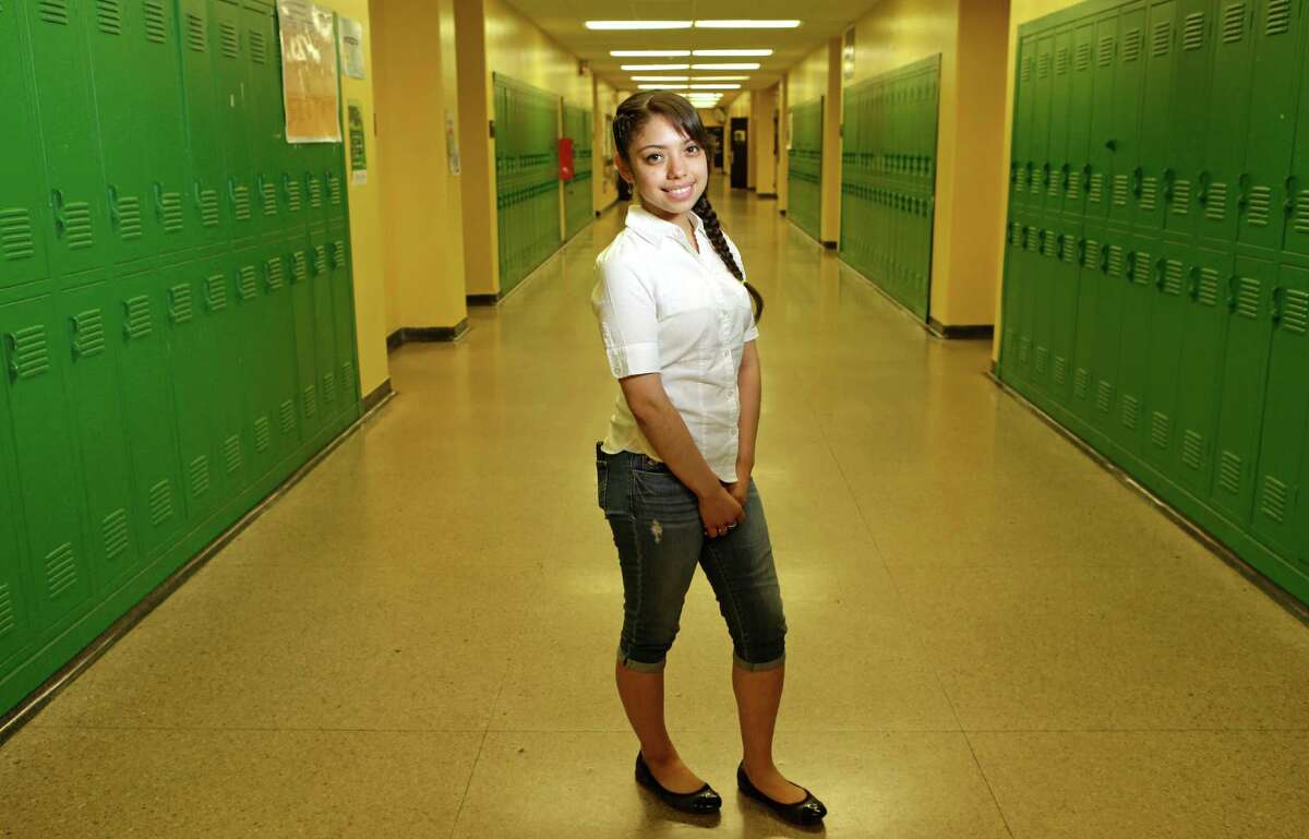 Yadira Banuelos, a valedictorian at Austin High, is bilingual. She started elementary school speaking only Spanish.﻿