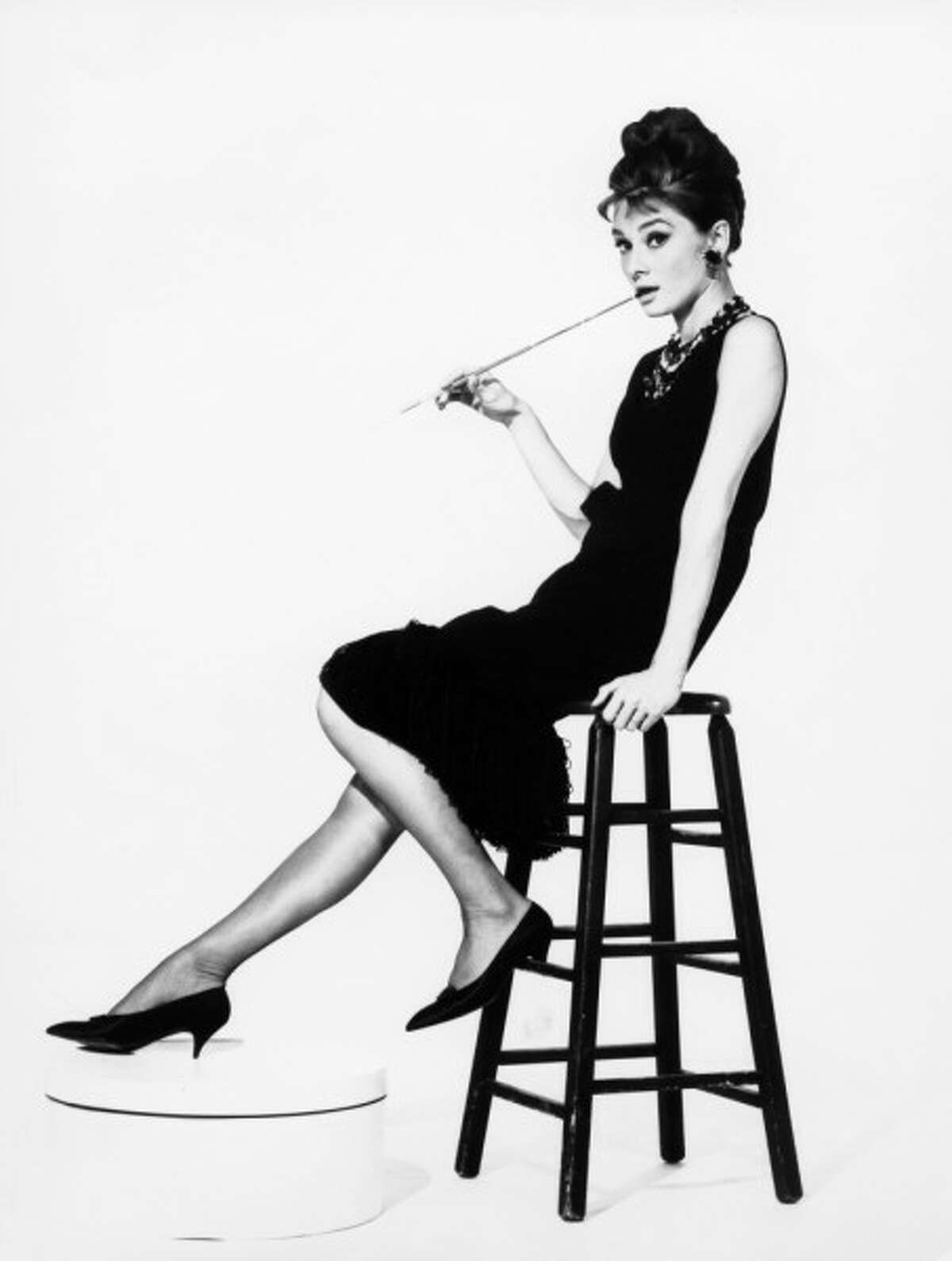 Audrey Hepburn, in the classic photo of the classic little black dress.