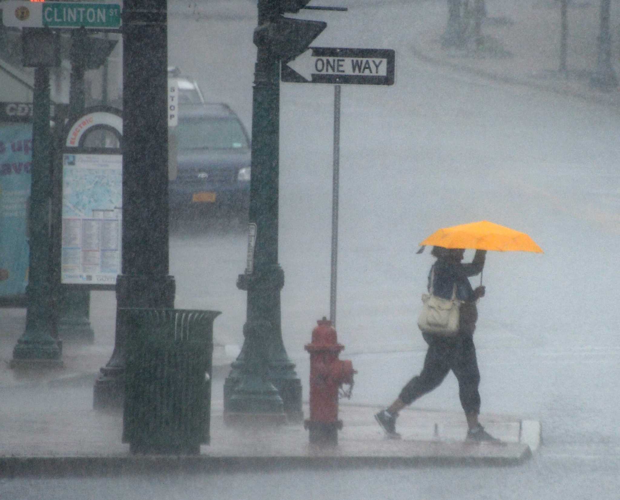 Rain — now and then — on Thursday