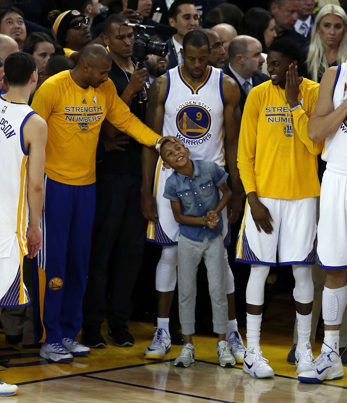 Andre Iguodala's son cried when told father might leave Warriors