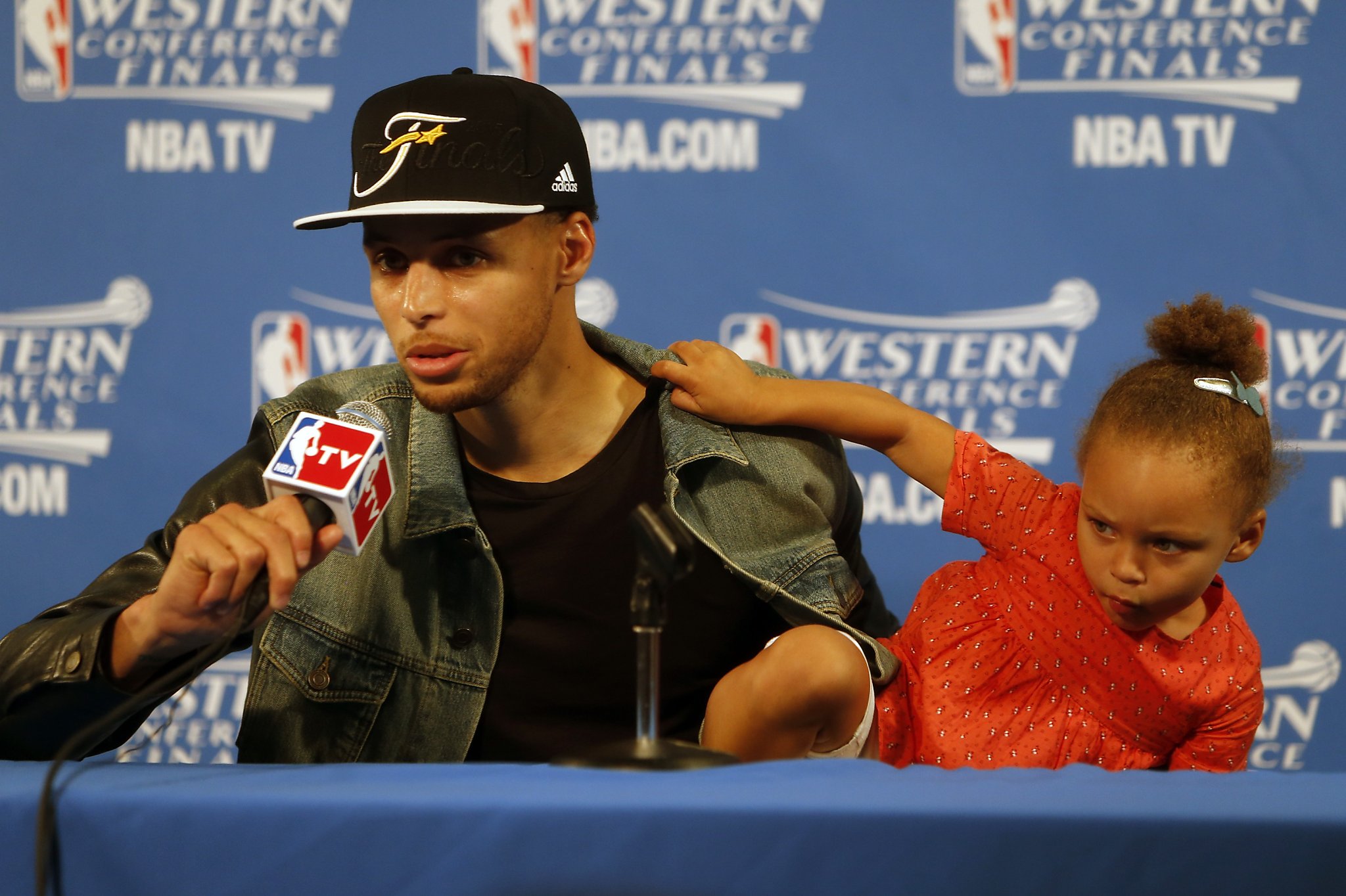 June 4, 2015: Riley Curry and the Super Important Press Conference