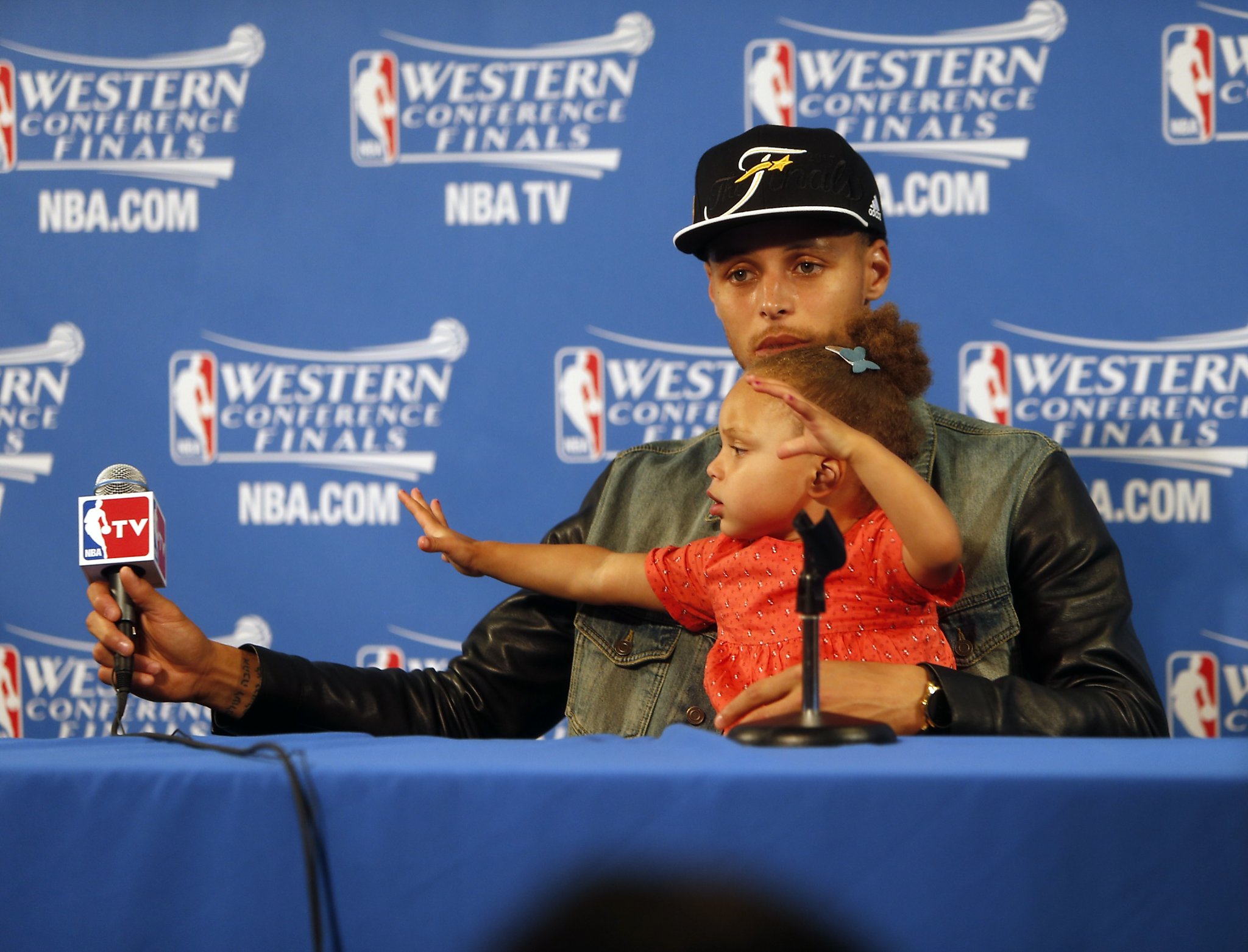 June 4, 2015: Riley Curry and the Super Important Press Conference