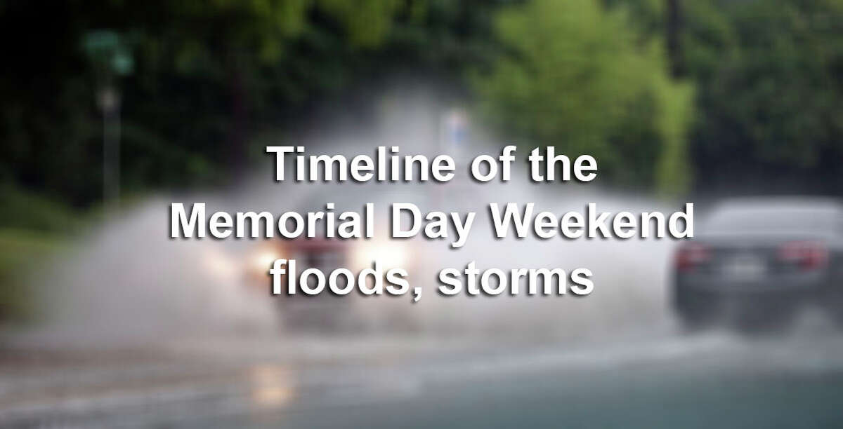 Here's a look at the timeline of the incident that have occurred during the massive flooding from Memorial Day Weekend in South Central Texas.