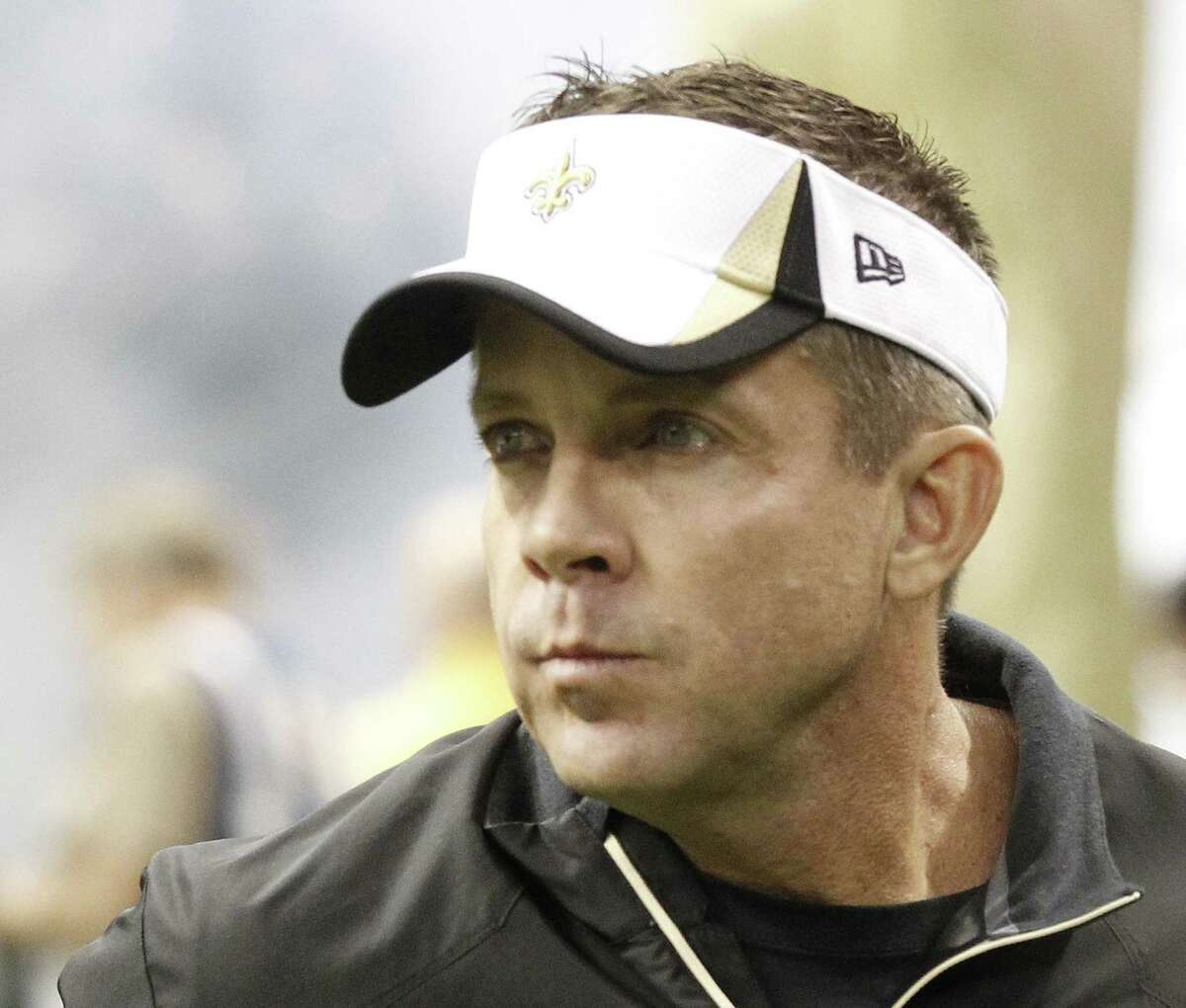 Head Coach Sean Payton of the New Orleans Saints is sown during an NFL game against the Dallas Cowboys at the Mercedes-Benz Superdome in New Orleans on Sunday, Nov. 10, 2013. (Ron T. Ennis/Fort Worth Star-Telegram/MCT)