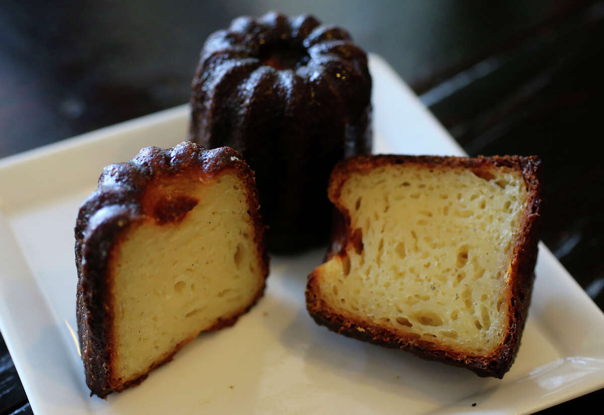 This is the canele at Malinalli Bakery and Bistro at 2211 Northwest Military Highway.