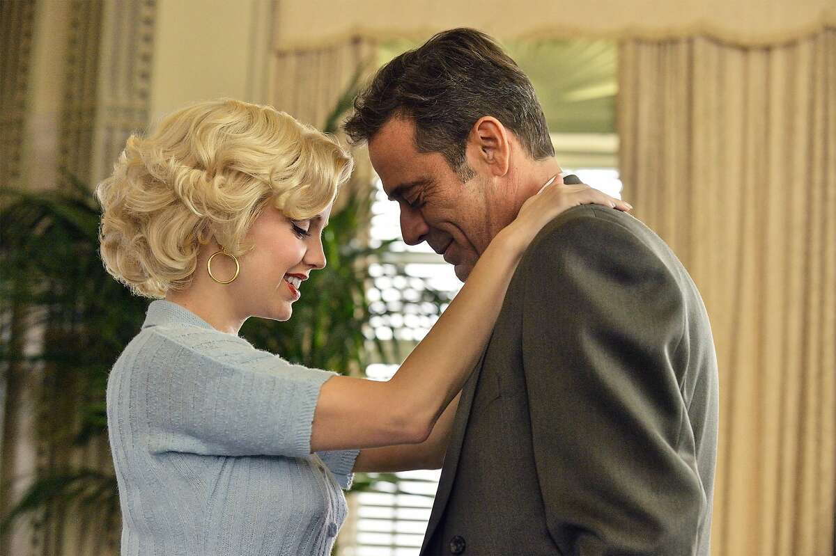L to R) Kelli Garner (“Marilyn”) and Jeffrey Dean Morgan (Joe DiMaggio) star in the all-new Lifetime miniseries, The Secret Life of Marilyn Monroe. Part-One premieres Saturday, May 30, at 8pm ET/PT followed by Part-Two on Sunday, May 31, at 8pm ET/PT on Lifetime. Photo by Ben Mark Holzberg Copyright 2015 Copyright 2015 Copyright 2015