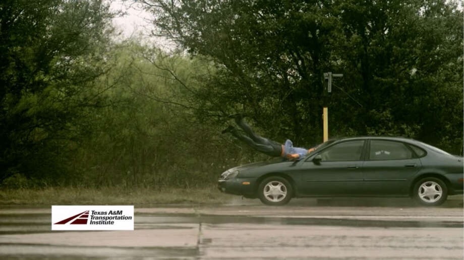 What happens when a car hits a 'pedestrian' crash test dummy Chron