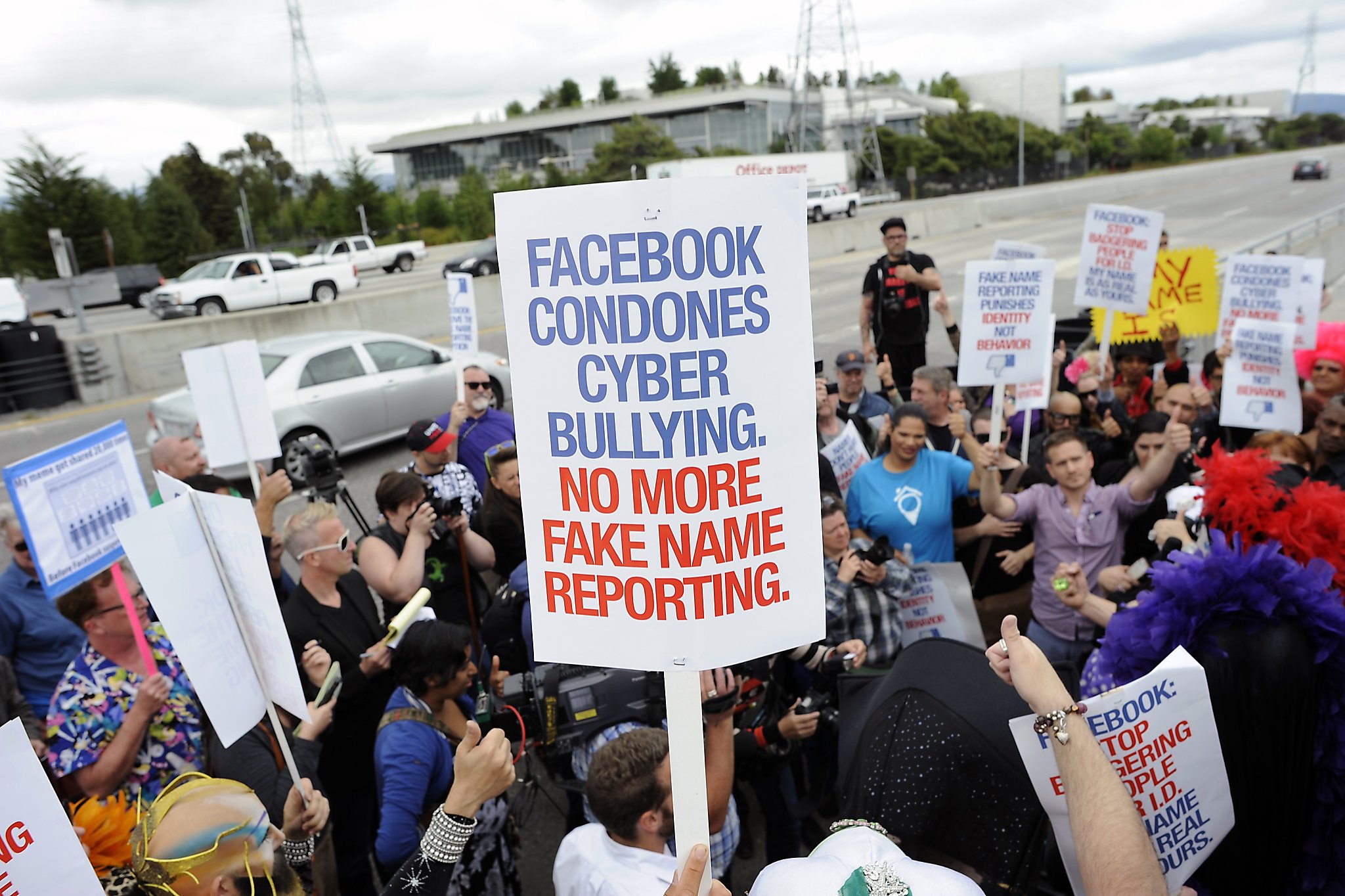 Facebook Policy ‘discriminatory ‘dangerous Protesters Charge