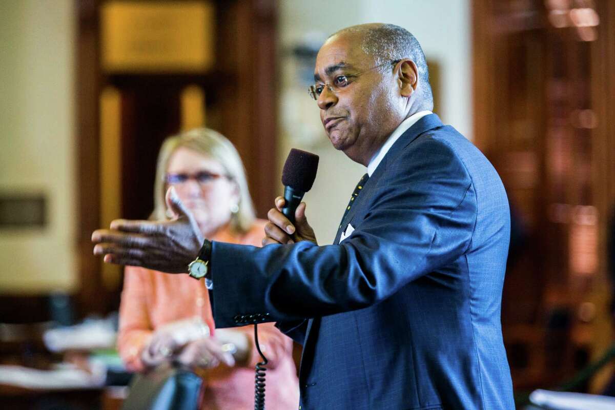 Sen. Rodney Ellis, of Houston, is shown at the state Capitol.