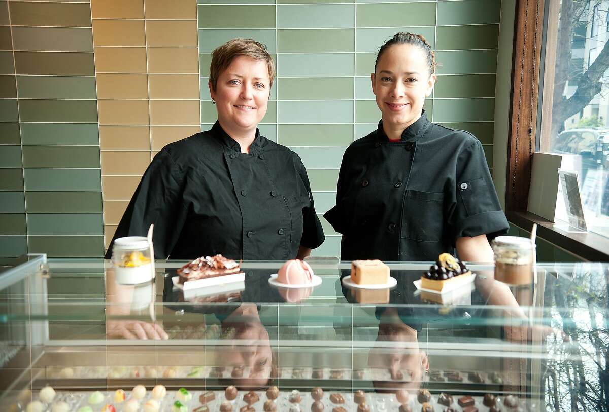 Chefs and co-owners Bridget Labus (at left) and Gianina Serrano at Sixth Course on Sunday, May 31, 2015, in San Francisco, Calif.