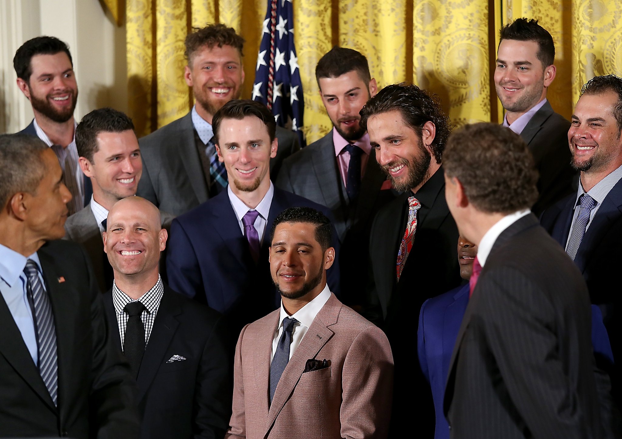 Giants enjoy their third trip to White House