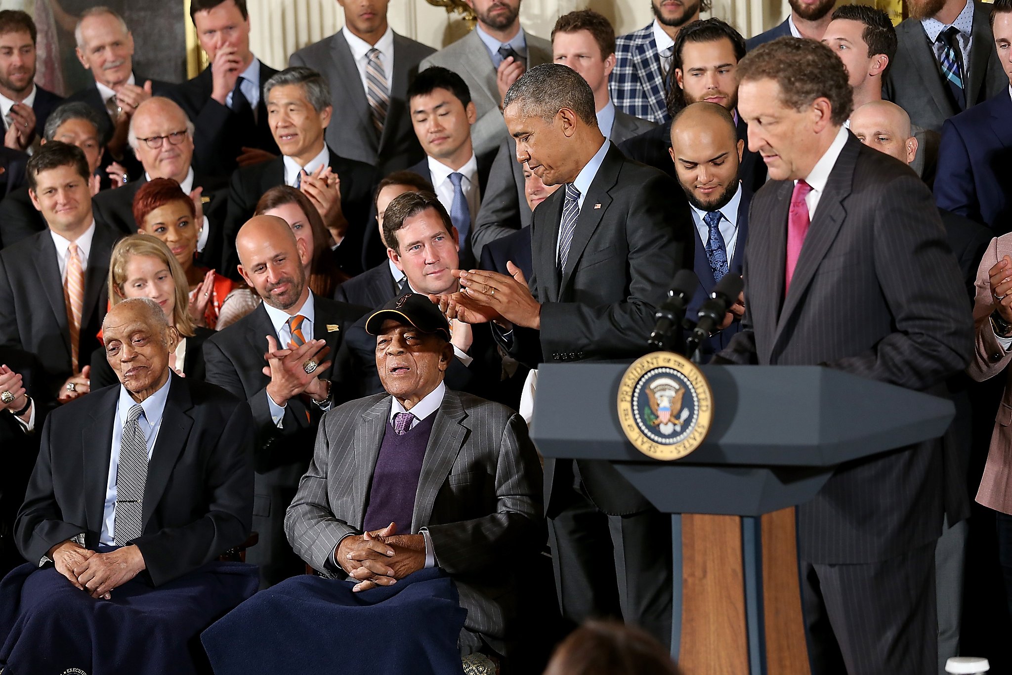 Pin on Giants At The White House 2015