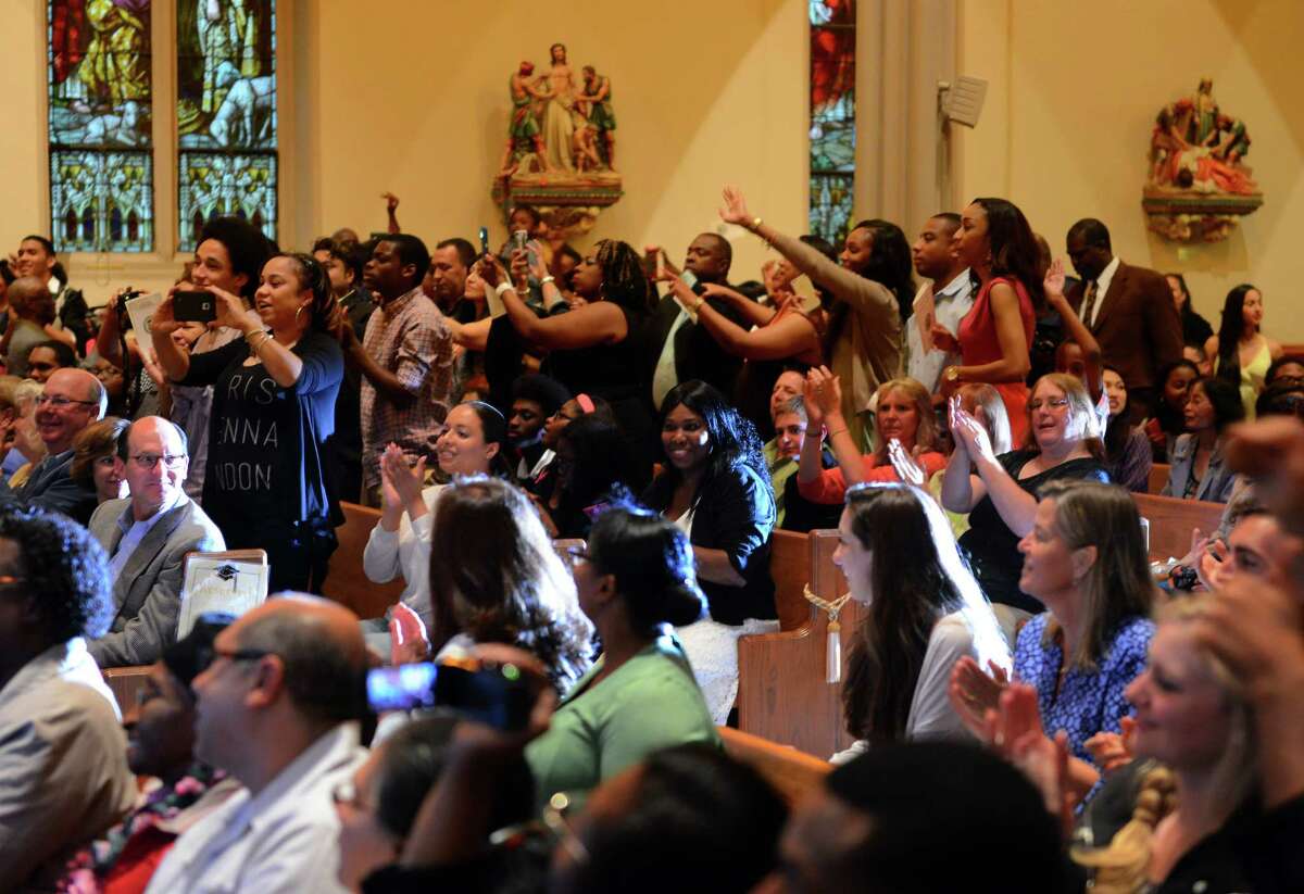 Kolbe Cathedral's Class of 2015 Commencement Exercises at St. Augustine Cathedral in Bridgeport, Conn., on Thursday June 4, 2015.