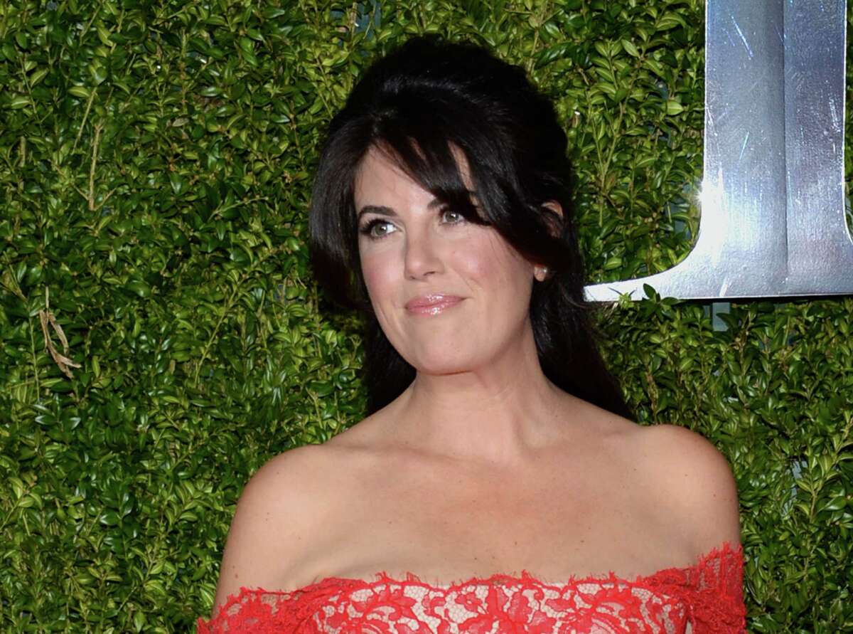 Monica Lewinsky arrives at the 69th annual Tony Awards at Radio City Music Hall on Sunday, June 7, 2015, in New York. 