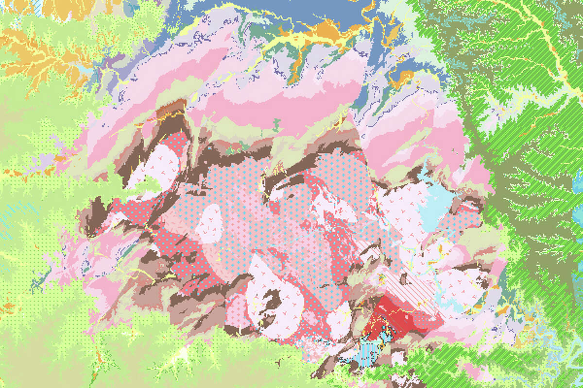 New interactive geologic map shows how prehistoric rock formations ...