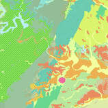 New interactive geologic map shows how prehistoric rock formations ...