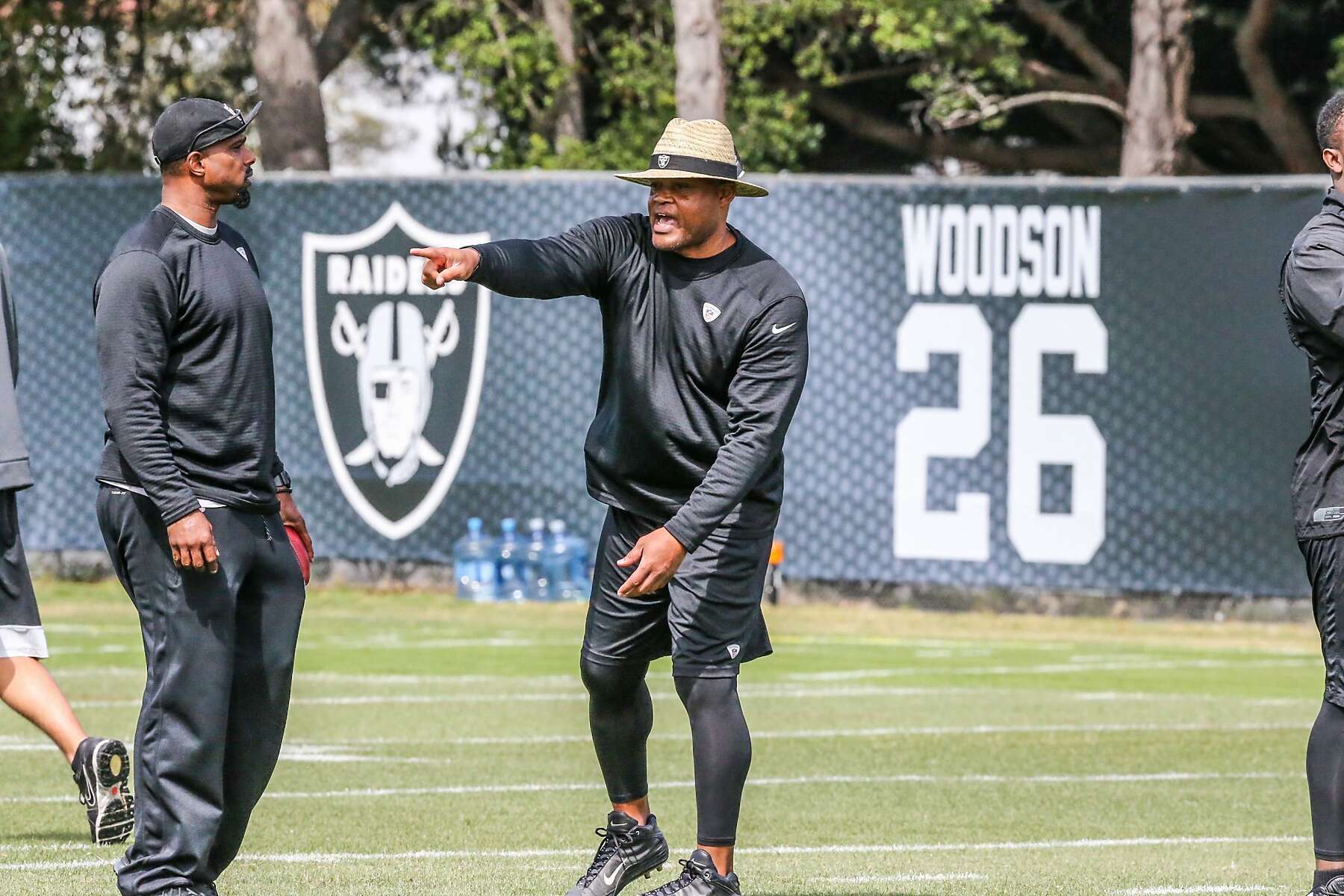 Raiders defensive coordinator Ken Norton Jr. brings high energy