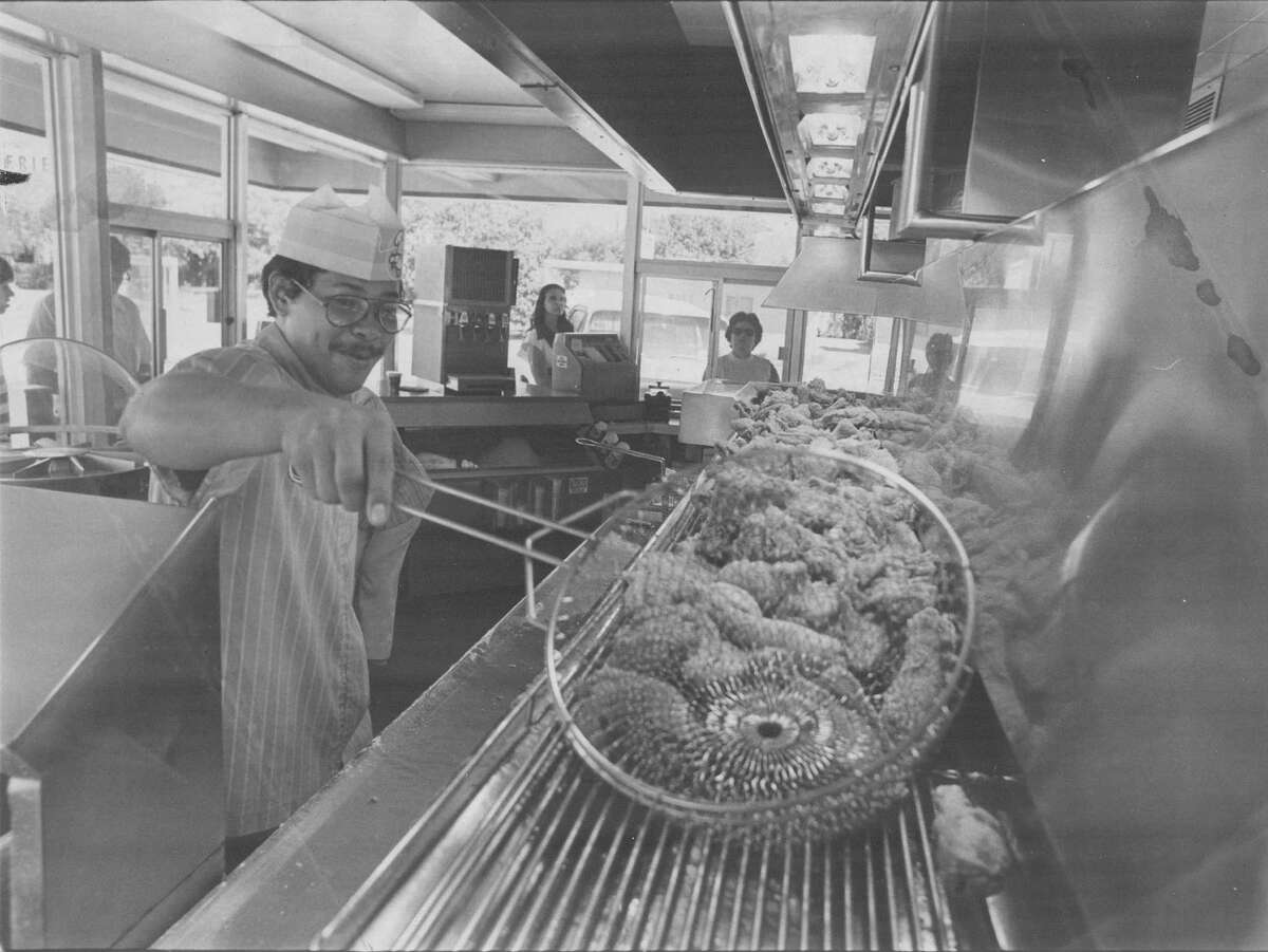 2. In designing his concept of takeout for the fast-moving and changing lifestyles of post World War II Americans, Church Sr. had the fryers installed next to the windows so customers could watch the food being prepared while they waited. 