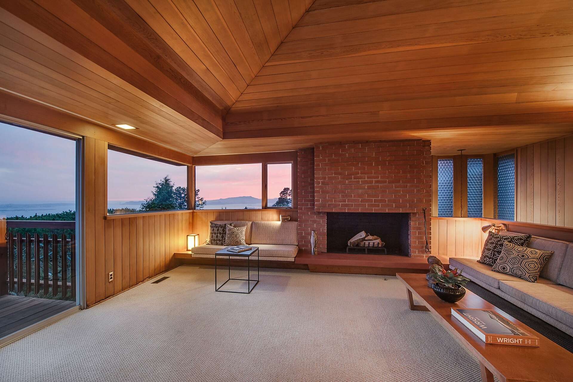 Berkeley midcentury defined by smart built-ins, clean lines