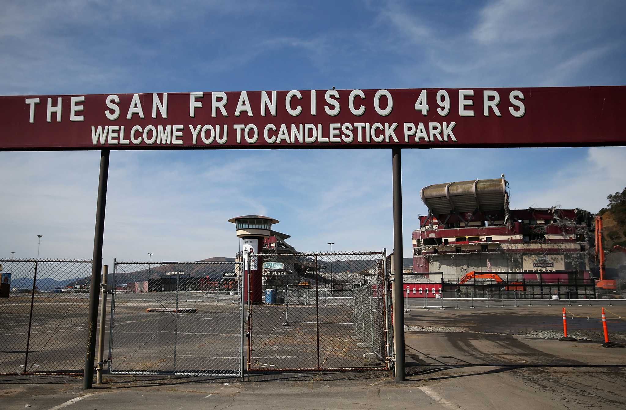 Candlestick Park Being Demolished