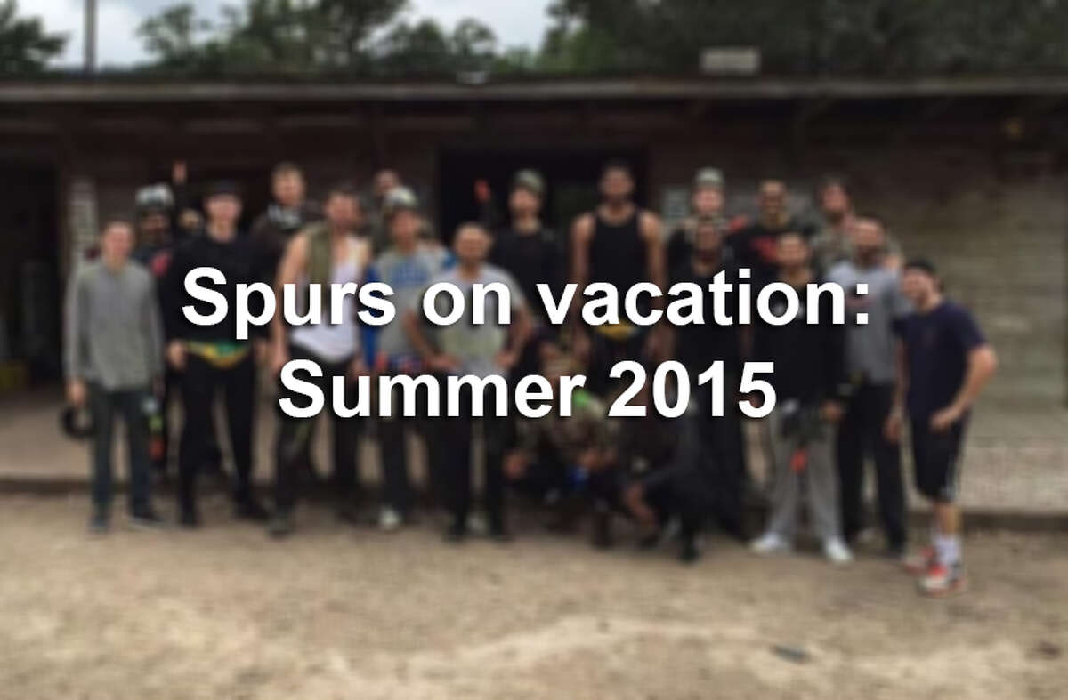 After a disappointing playoff exit, the Spurs took a break and shared photos of their holidays on social media.