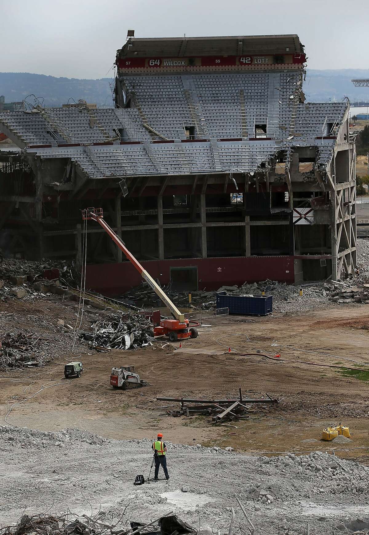 Candlestick Park is just a few sad sections away from total demolition
