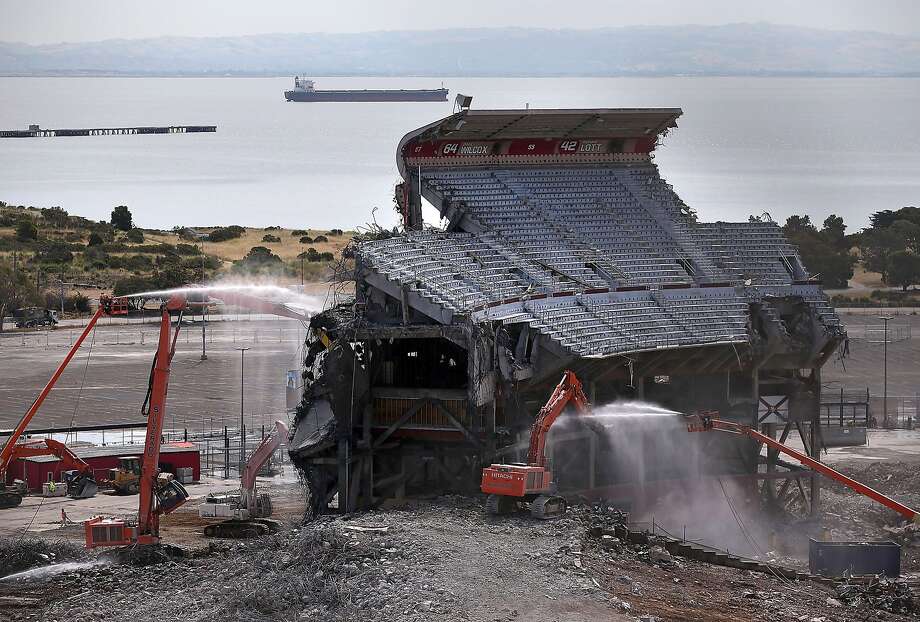Candlestick Park is just a few sad sections away from total demolition