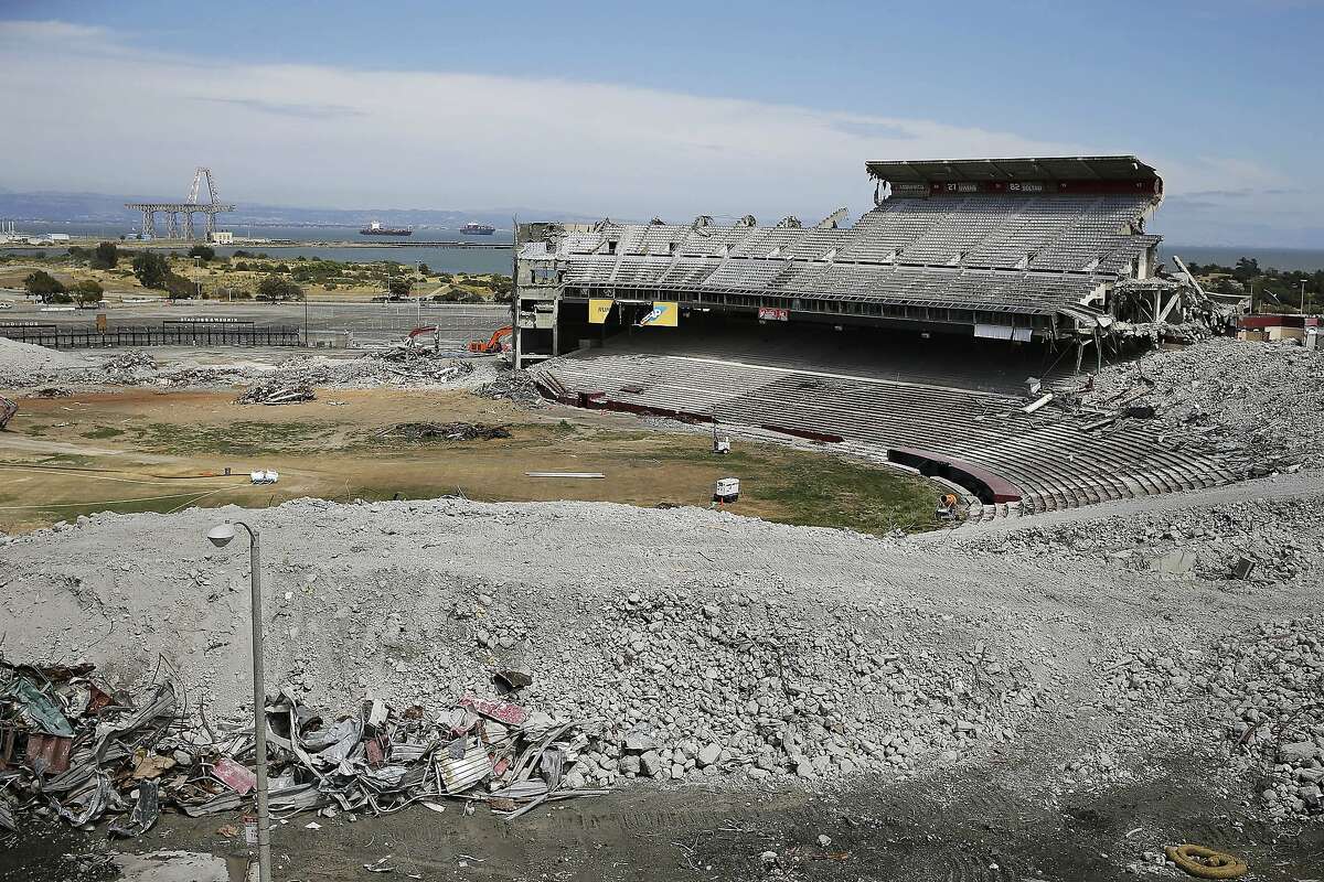 Candlestick Park is just a few sad sections away from total demolition