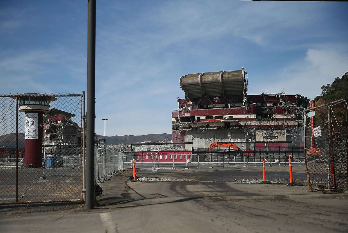 Candlestick Park is just a few sad sections away from total demolition