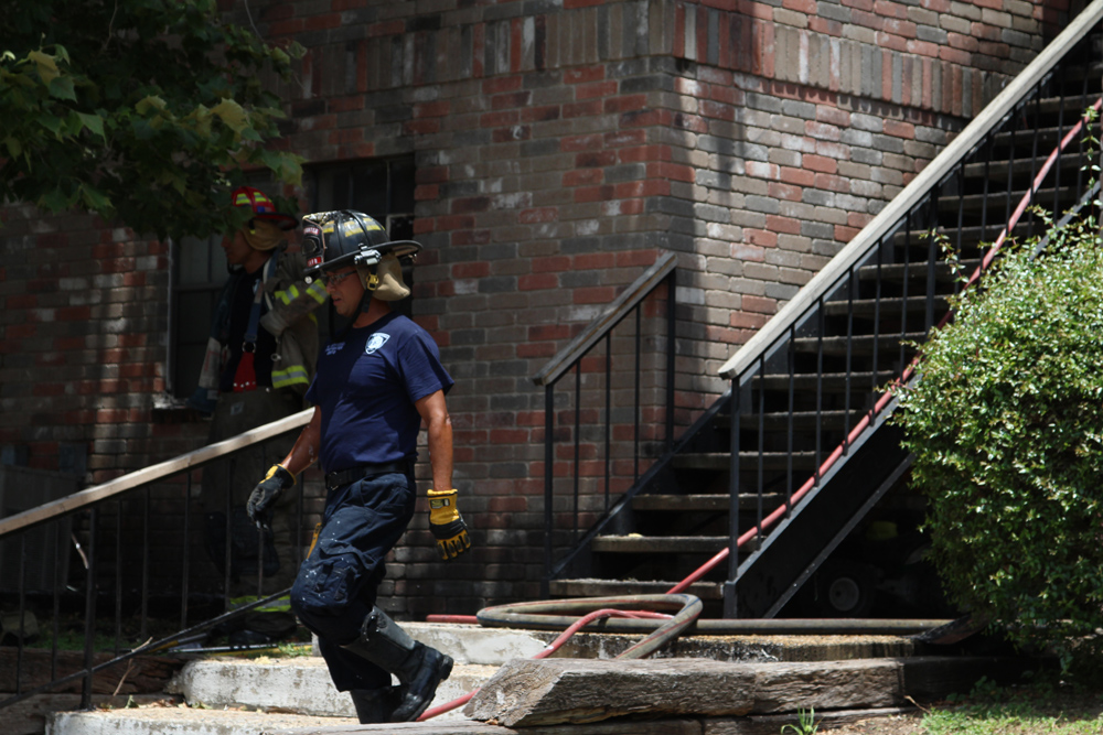 7 families displaced by fire at North Side apartment complex