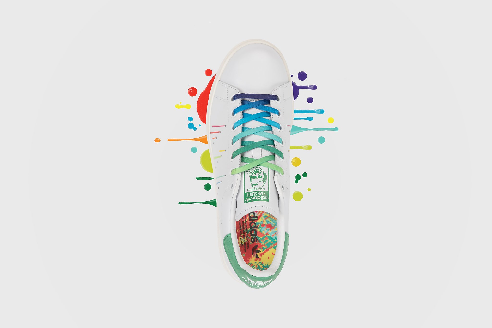adidas gazelle silver green womens Abrosexual Pride Sneakers Men main image 1