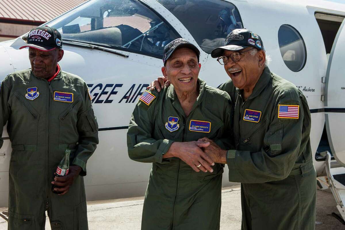 Surviving members of legendary Tuskegee Airmen take to the skies