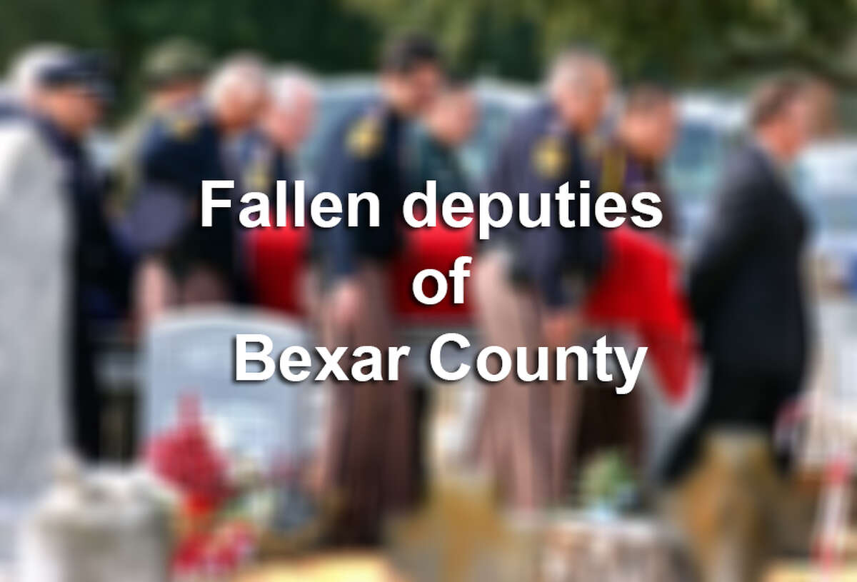 Deputies who were killed or died on the job in Bexar County.