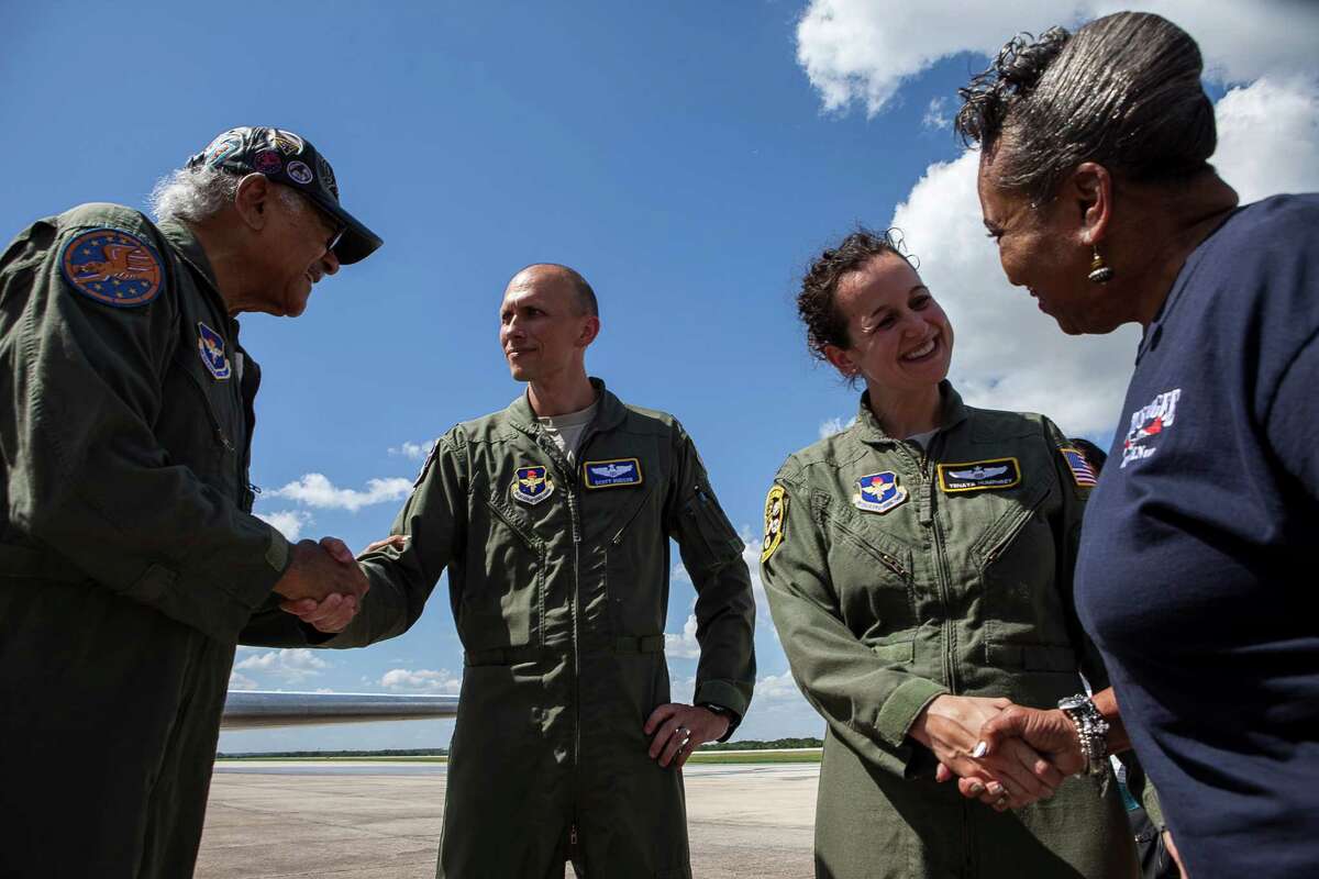 Surviving members of legendary Tuskegee Airmen take to the skies