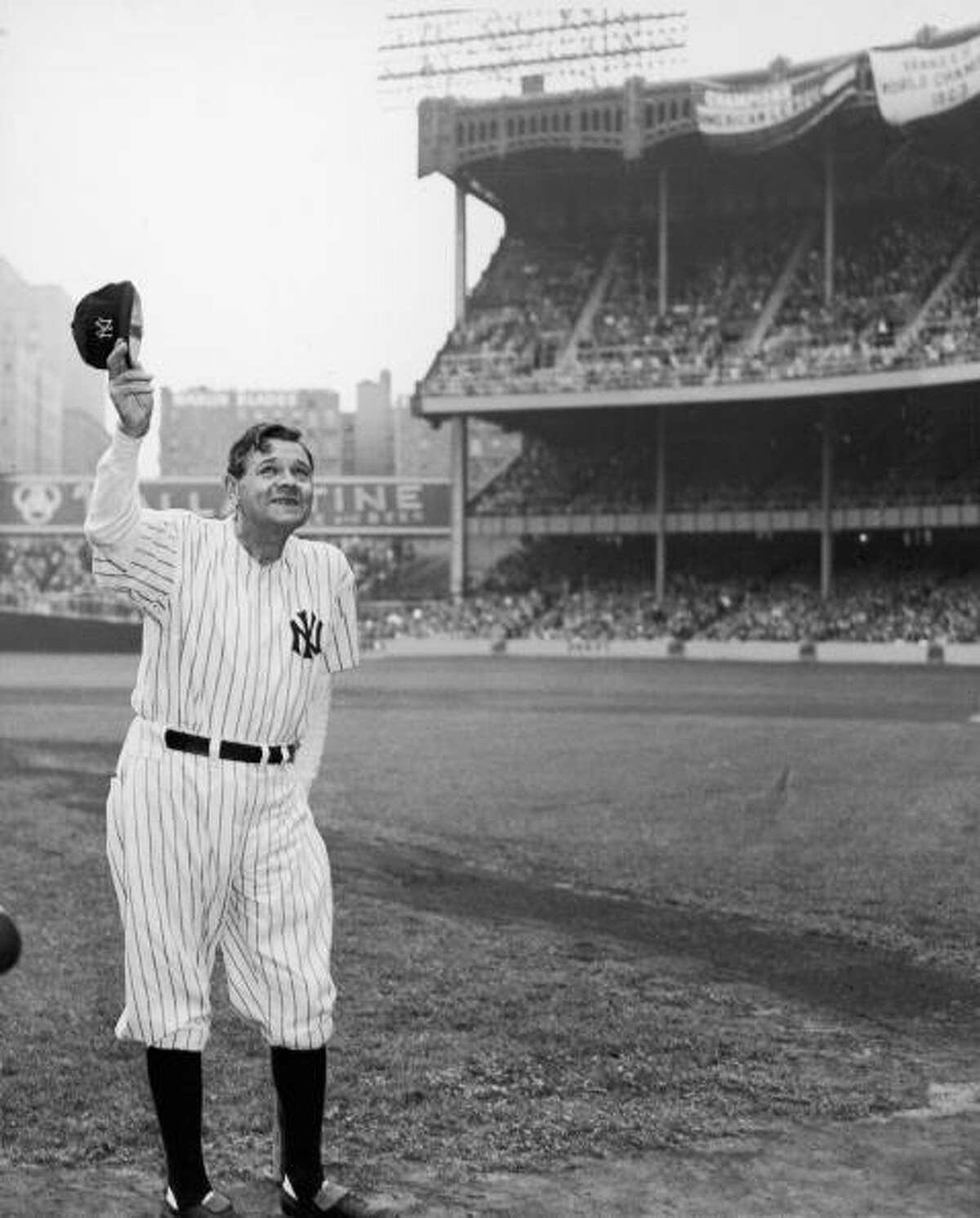 Babe Ruth DEATH 1948 Funeral Yankees Stadium ORIGINAL 