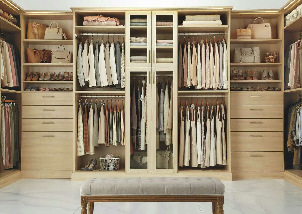 Get organized with an elegant custom closet system