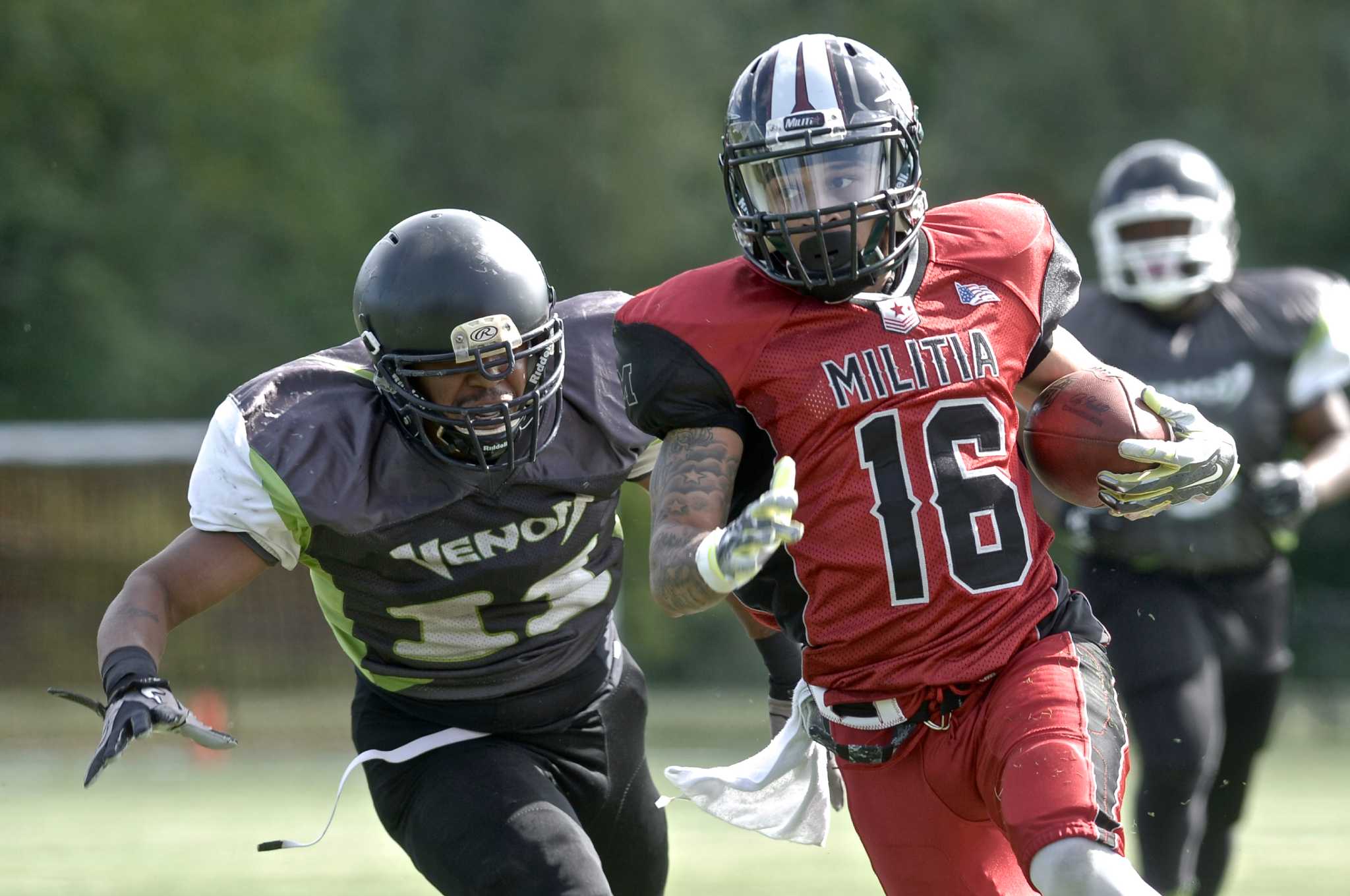 Western Connecticut Militia semipro football team ready to march