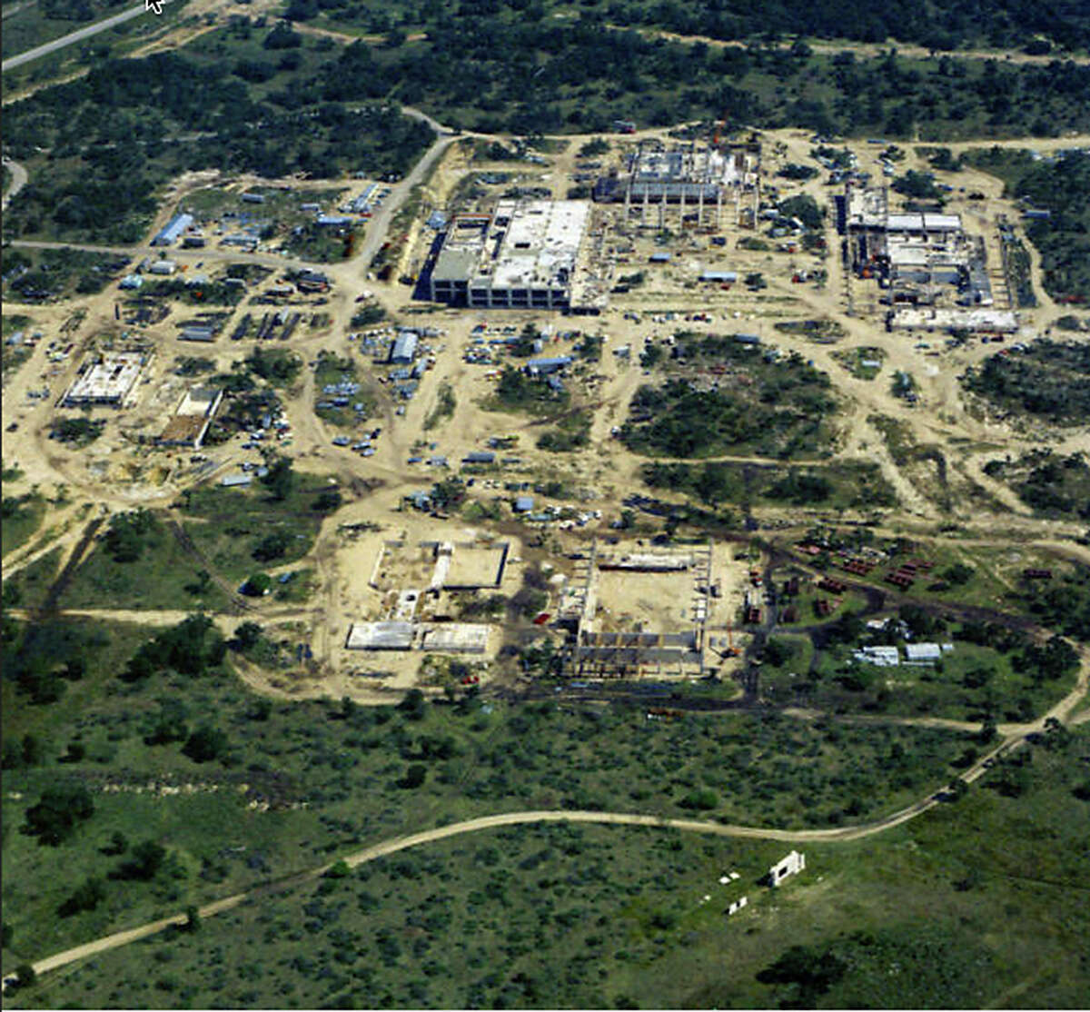 The University of Texas at San Antonio main campus has changed drastically since this aerial photo was taken 1972.