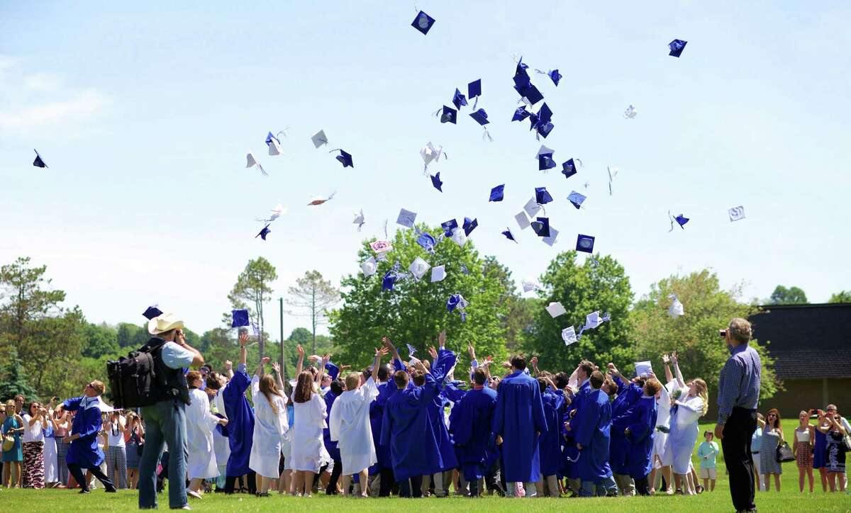 The commencement ceremony for the Class of 2015 at Shepaug Valley School in Washington, June 13, 2015