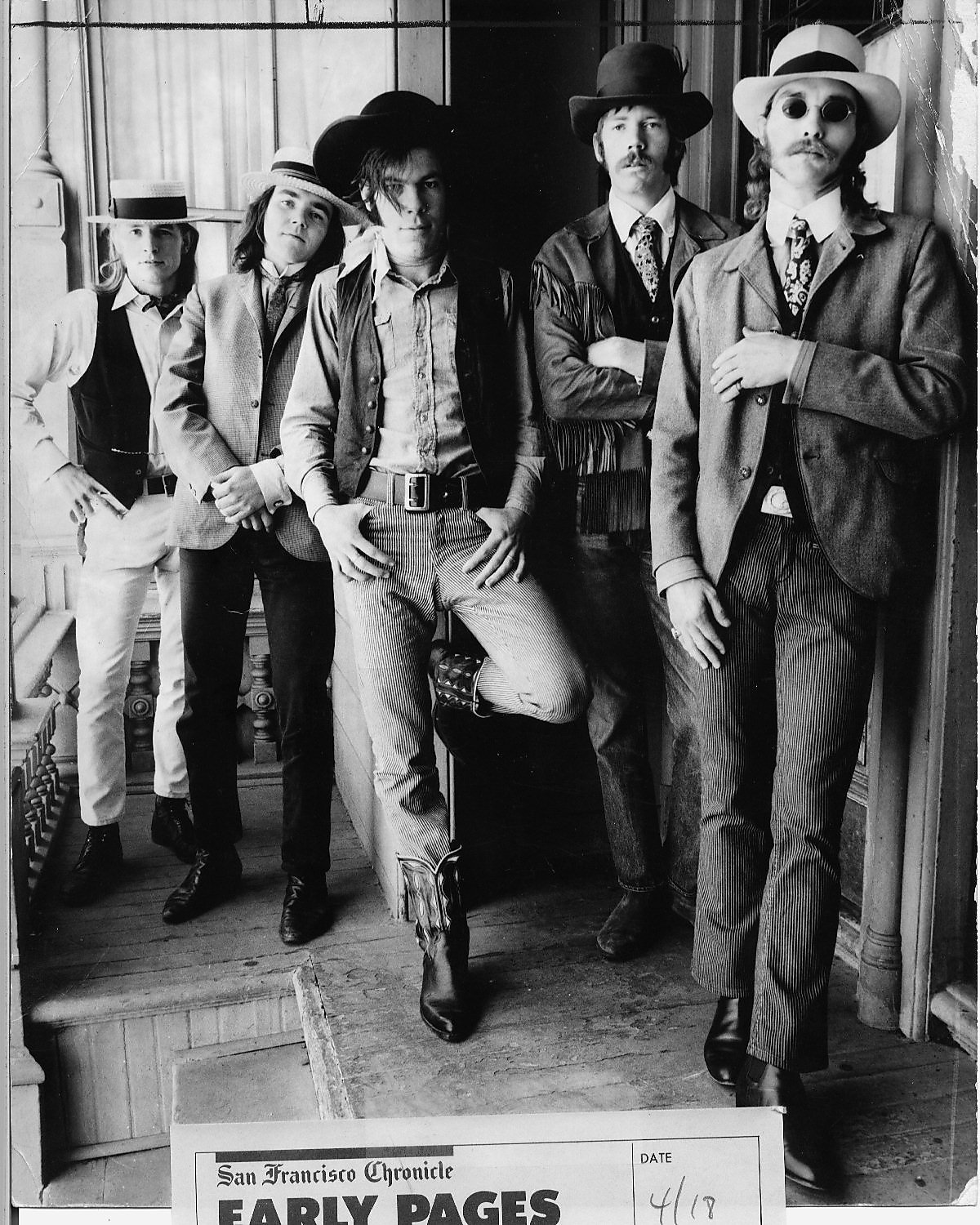 Psychedelic rock era opens with gig at Wild West saloon