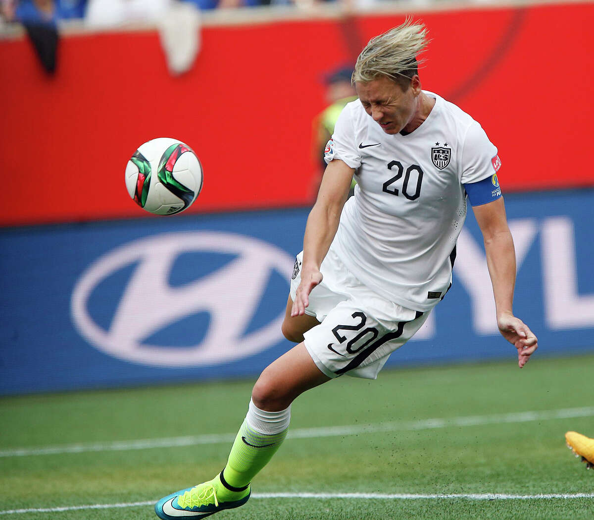 Abby Wambach, U.S. World Cup Team's Soul, Soars Despite a Lesser