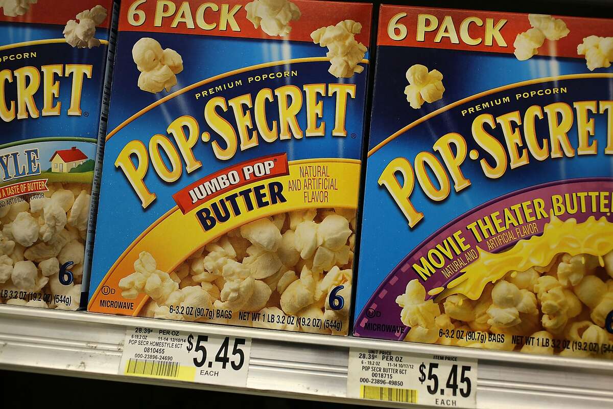 MIAMI BEACH, FL - JUNE 16: Pop-Secret Jumbo Pop butter which has 4.5 grams of trans fat is seen on a store shelf on June 16, 2015 in Miami Beach, Florida. The FDA today announced that trans fat is not "generally recognized as safe" for use in human food and have given food manufacturers three years to remove the partially hydrogenated oils from their products. (Photo by Joe Raedle/Getty Images)