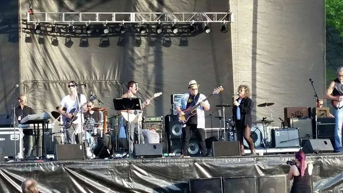 Stamford musicians perform Saturday night at Mill River Park.